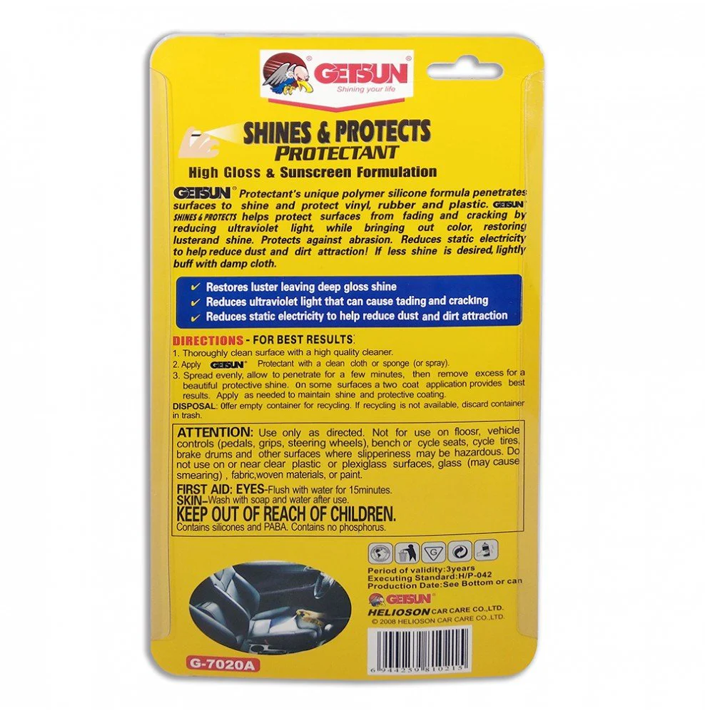 Getsun Shines & Protects & Auto Protectant-295ml - Image 4
