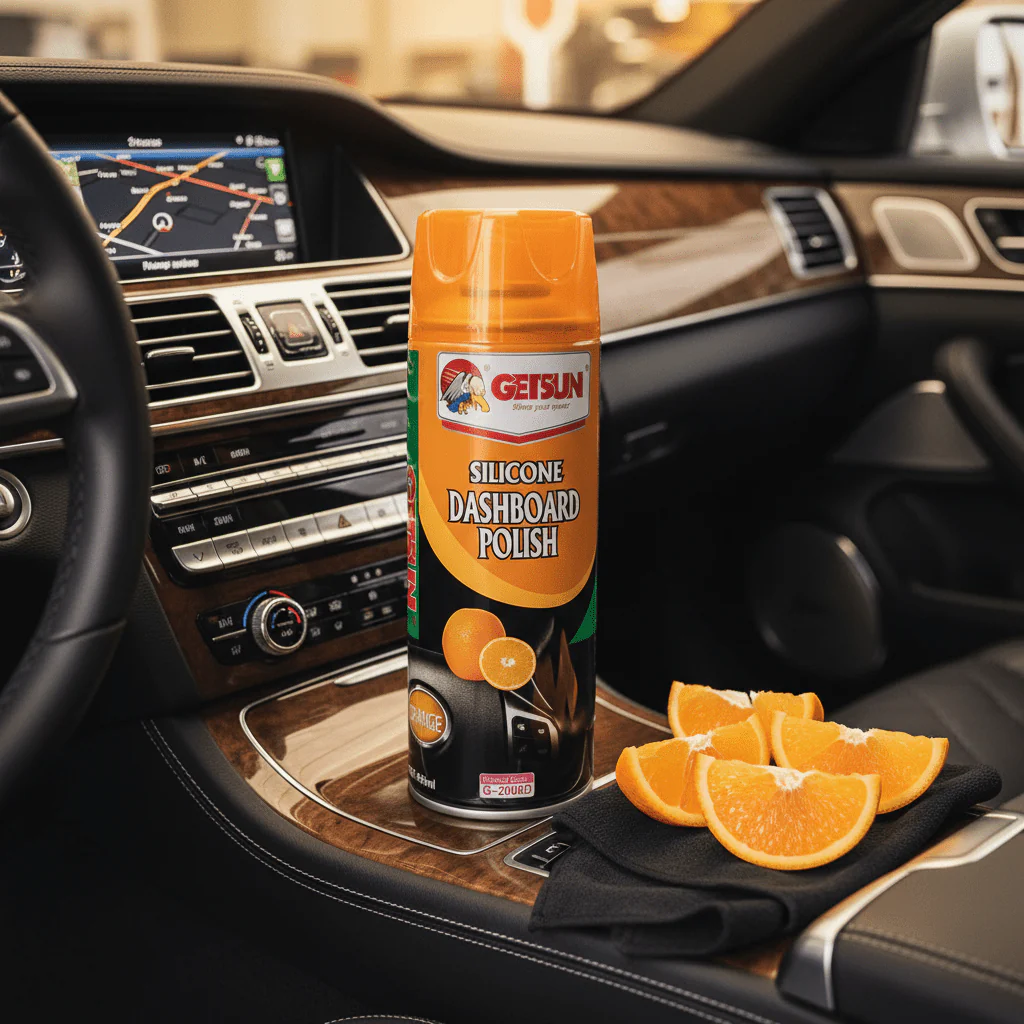 Getsun Silicone Dashboard Polish -Scent Orange-450ml - Image 2
