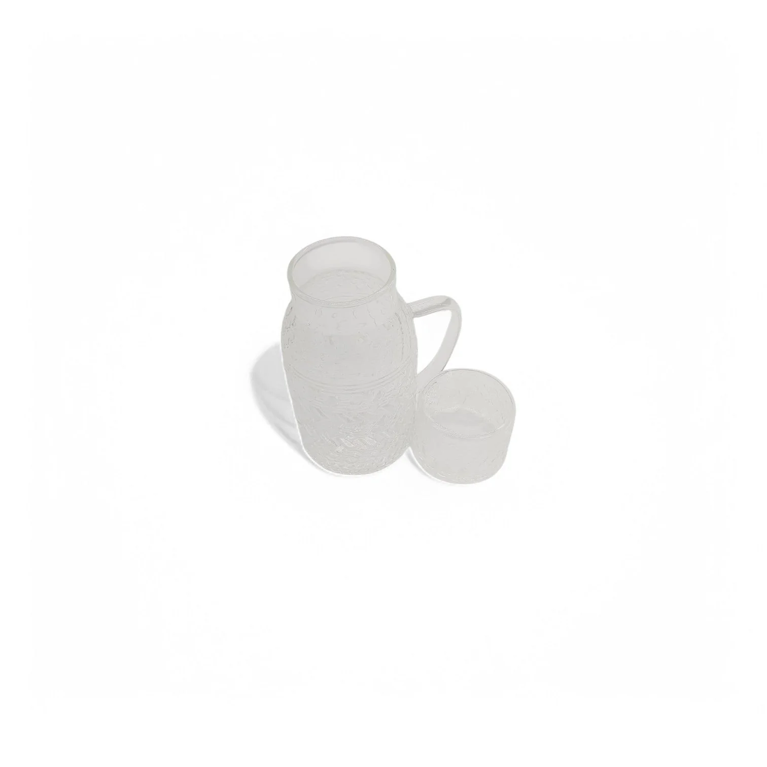AKDC Glass Jug W/Cup LID 1036-27 Height 26CM 1100ML - Image 3