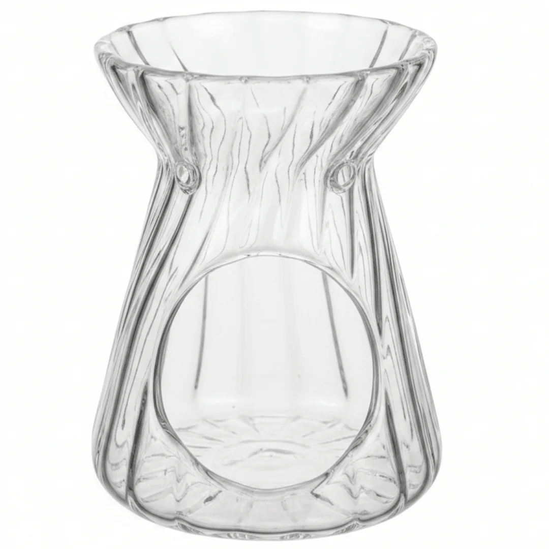 Crystal Twist Glass Aromatherapy Burner – 11cm