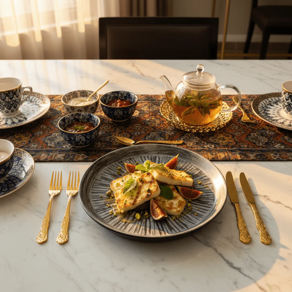 Elegant Grey & Black Ceramic Round Plate 20cm | Starburst Radial Design - Image 2