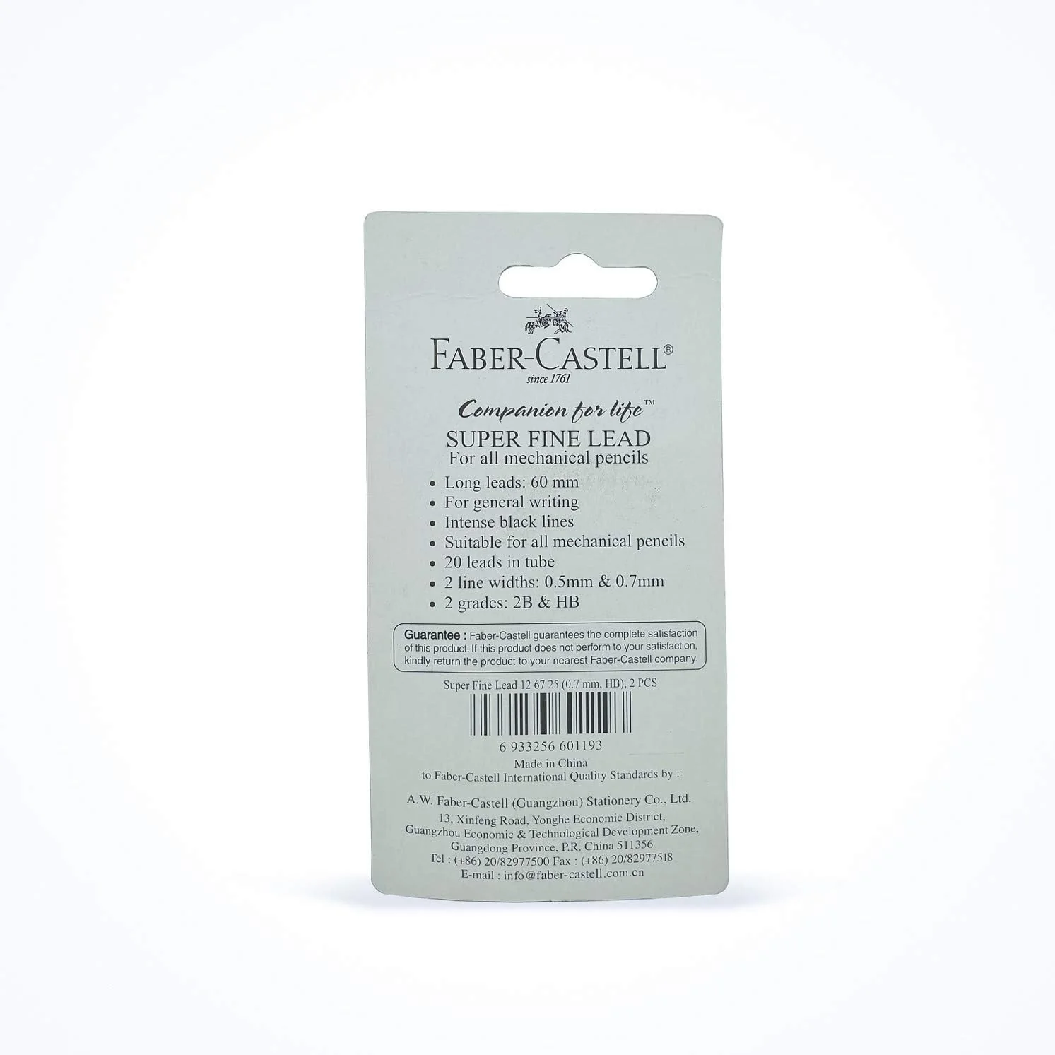 Faber-Castell Super Fine Lead 0.7mm HB – Twin Pack (126725-2) - Image 2