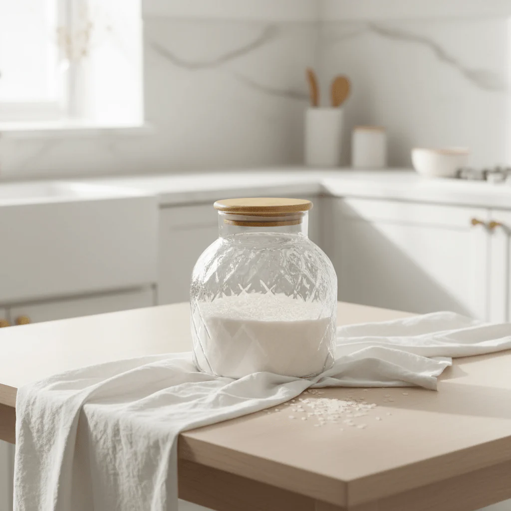 Hamid Glass Canister with Wooden Lid - 1500ml - Image 4