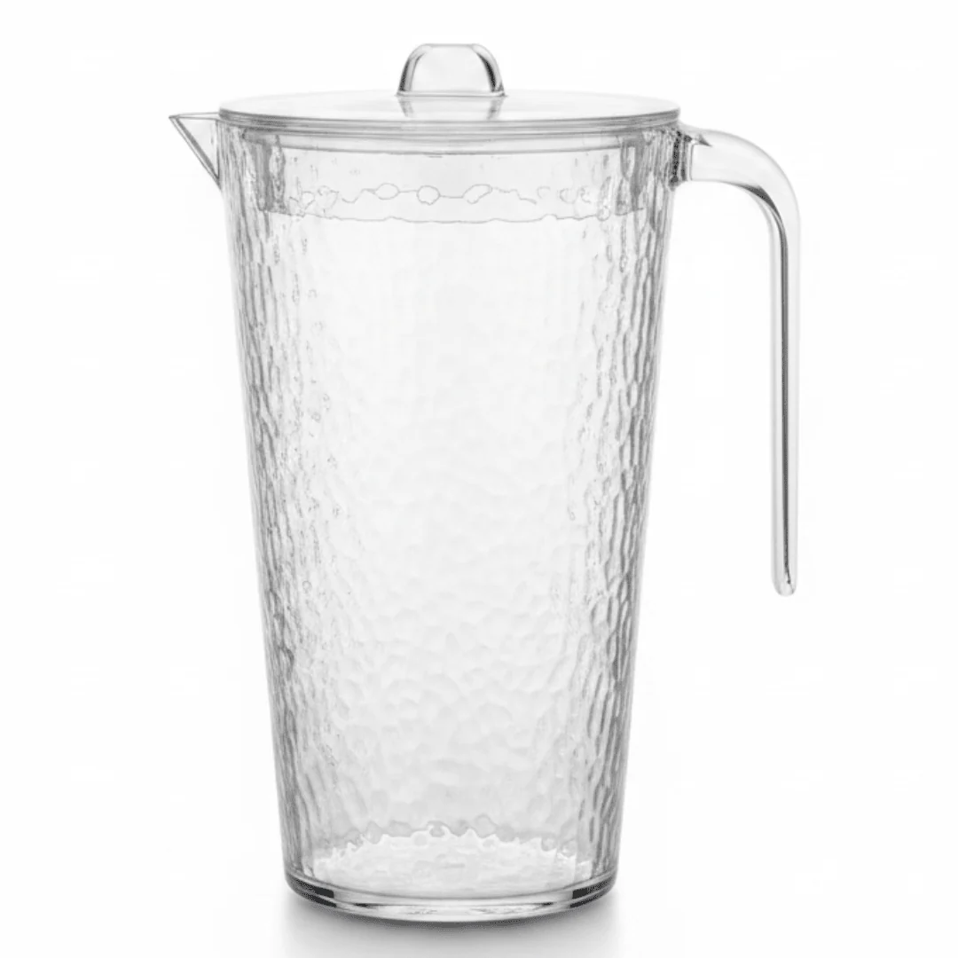 Hammered Texture Premium Acrylic Water Jug with Modern Textured Finish – 1.7 Litre