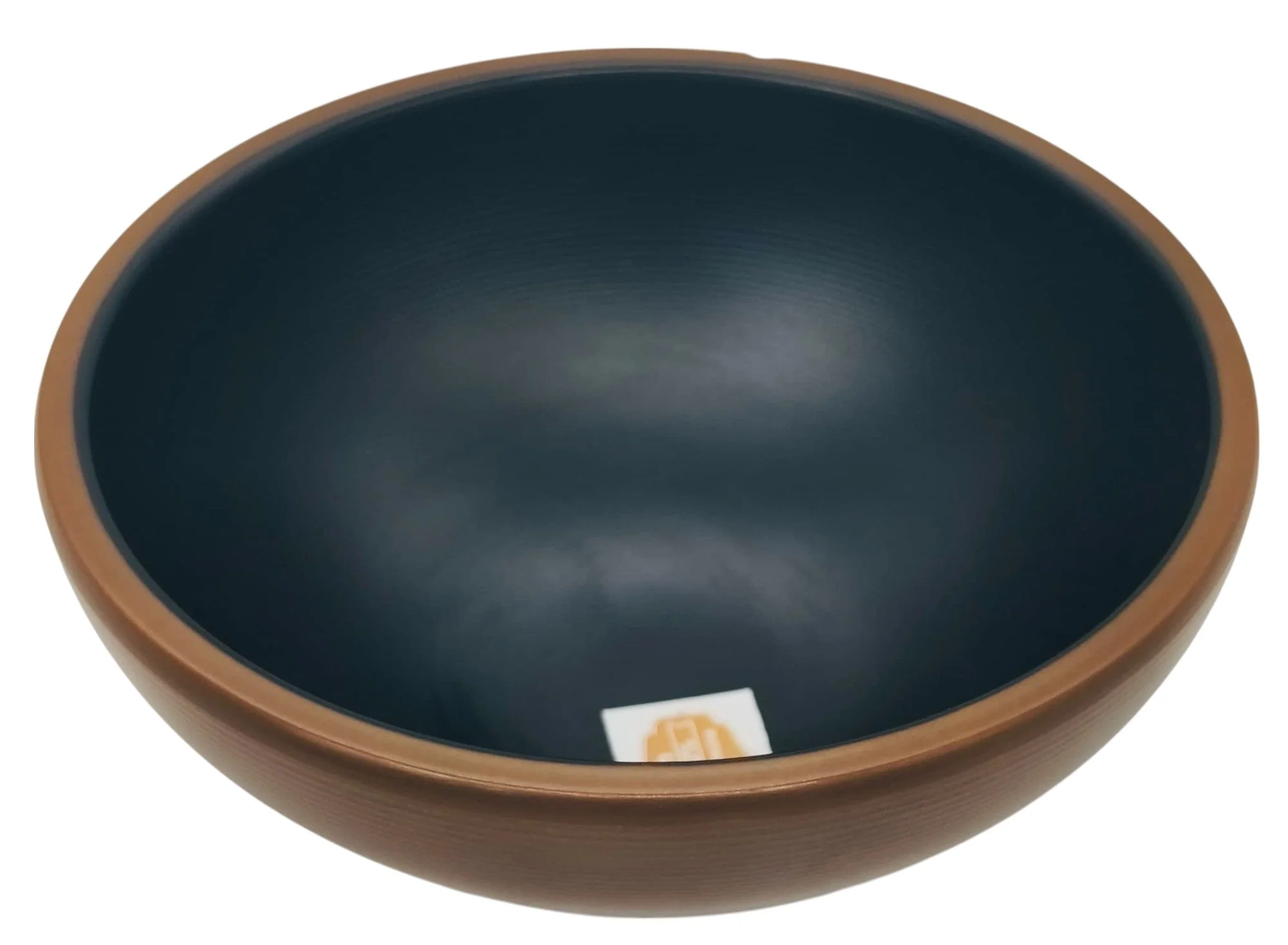HARMONY Melamine Round Soup Bowl 12cm*5cm, Brown/Black - Image 2