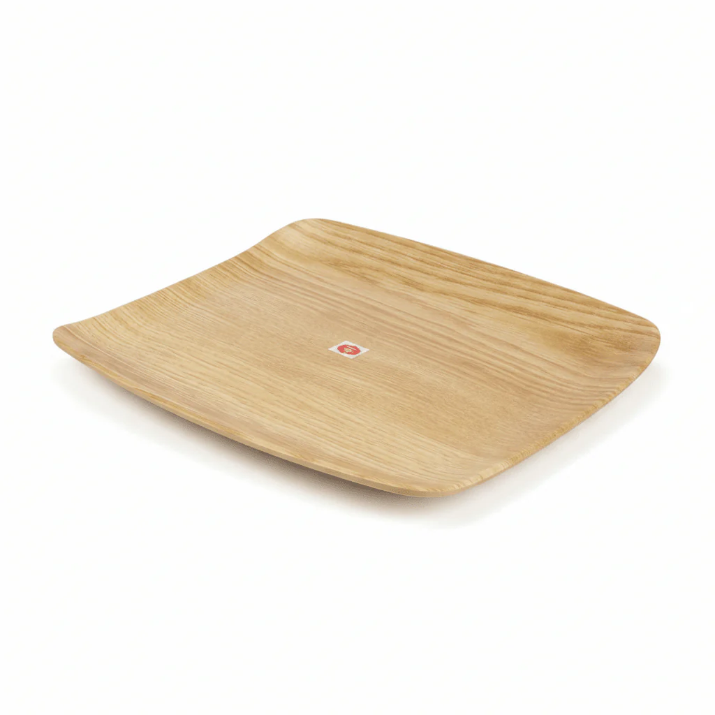 Harmony Premium Wood Grain Rectangular Melamine Serving Plate Large Durable Dining Platter 36×22 cm - Image 3