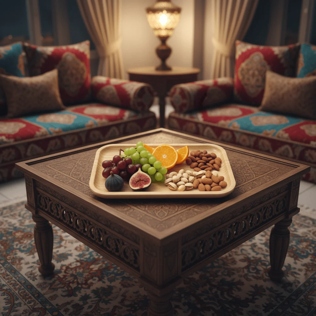 Harmony Premium Wood Grain Rectangular Melamine Serving Plate Medium Size Durable 30×20 cm - Image 2