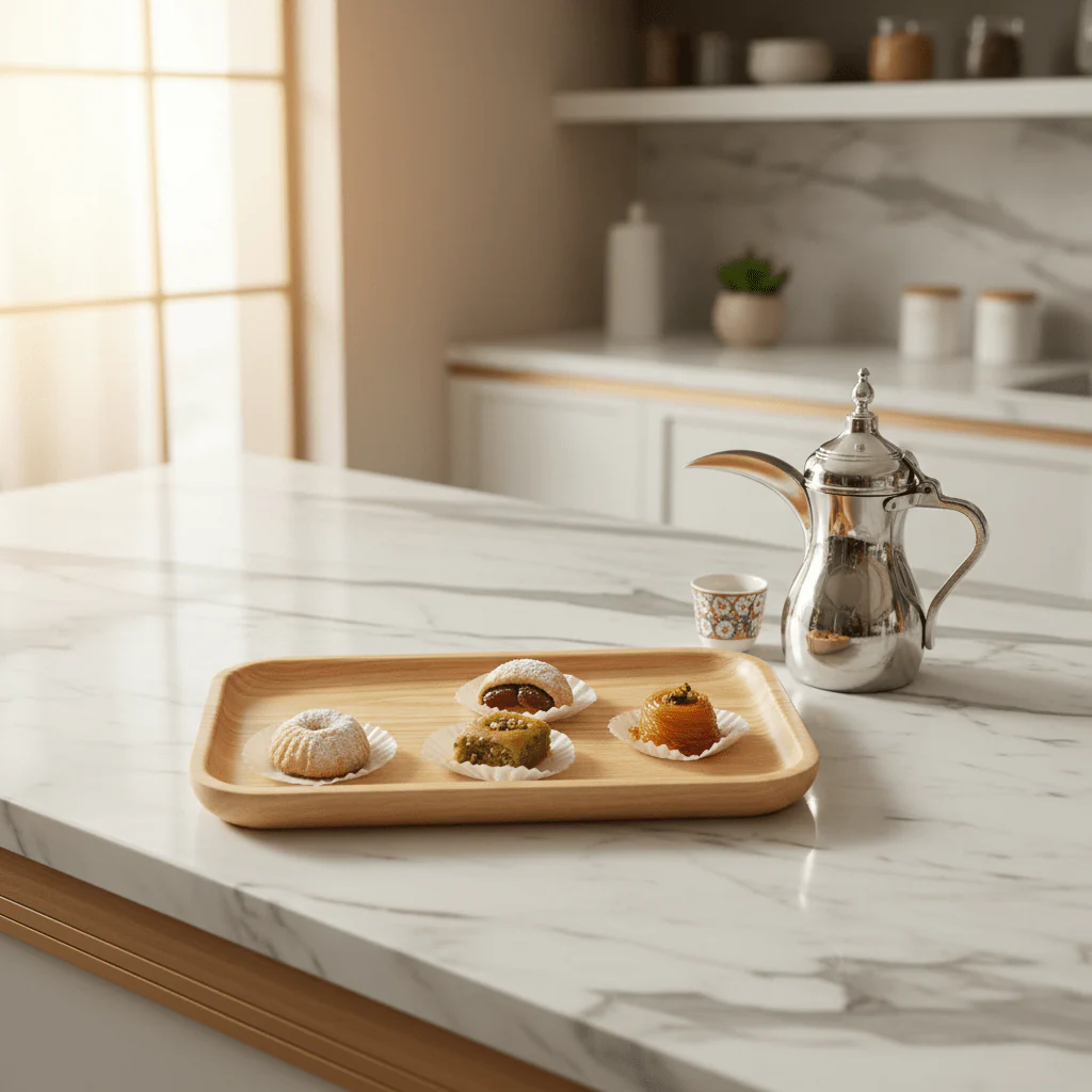 Harmony Premium Wood Grain Rectangular Melamine Serving Plate Medium Size Durable 30×20 cm - Image 4