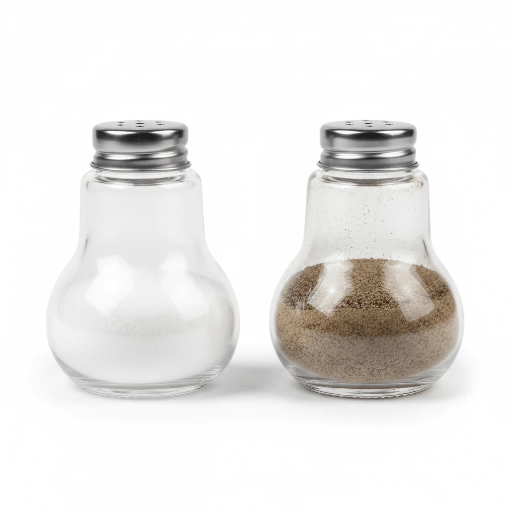 Harmony Salt & Pepper Dispenser Set – 2 Pcs