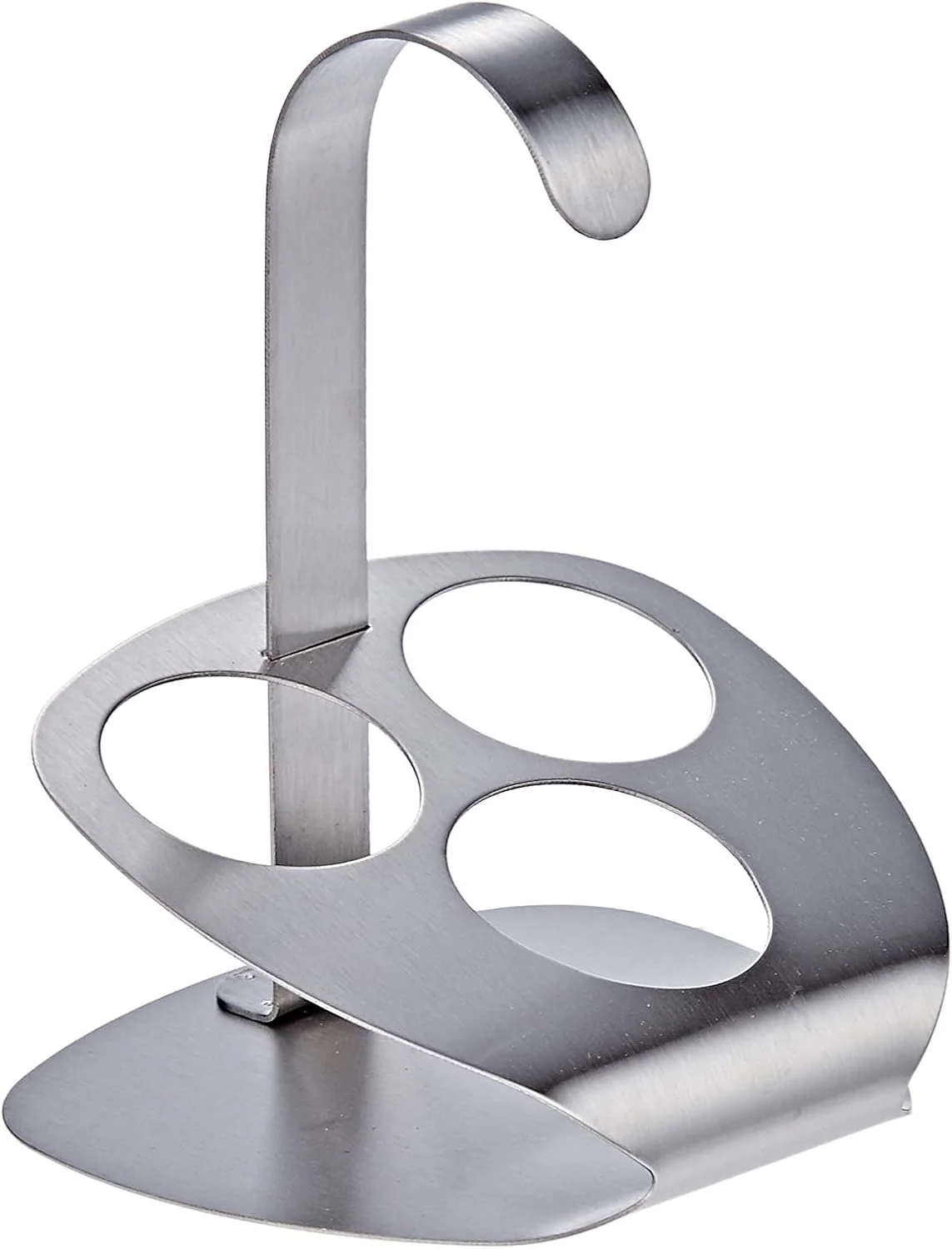 Harmony Salt, Pepper & Toothpick Holder Set with Metal Stand – 3-Piece, Clear - Image 3