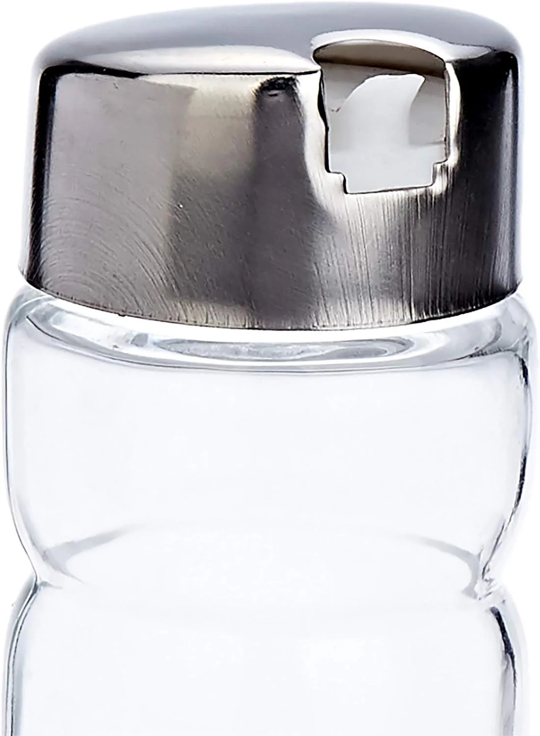Harmony Salt Shaker With Oil And Vinegar Bottle Set – 5 Pieces – Silver - Image 4