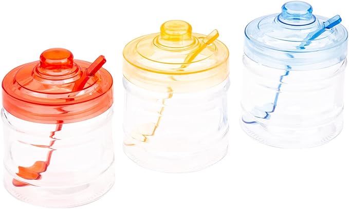 Harmony Table Top Glass Canister With Spoon