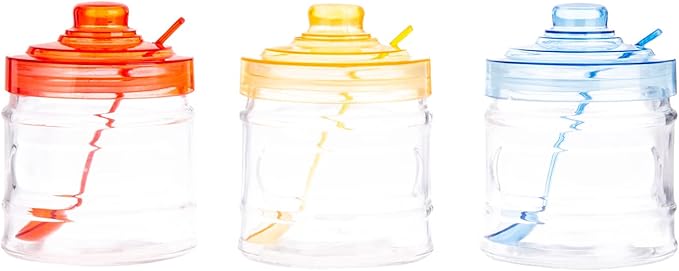 Harmony Table Top Glass Canister With Spoon - Image 2