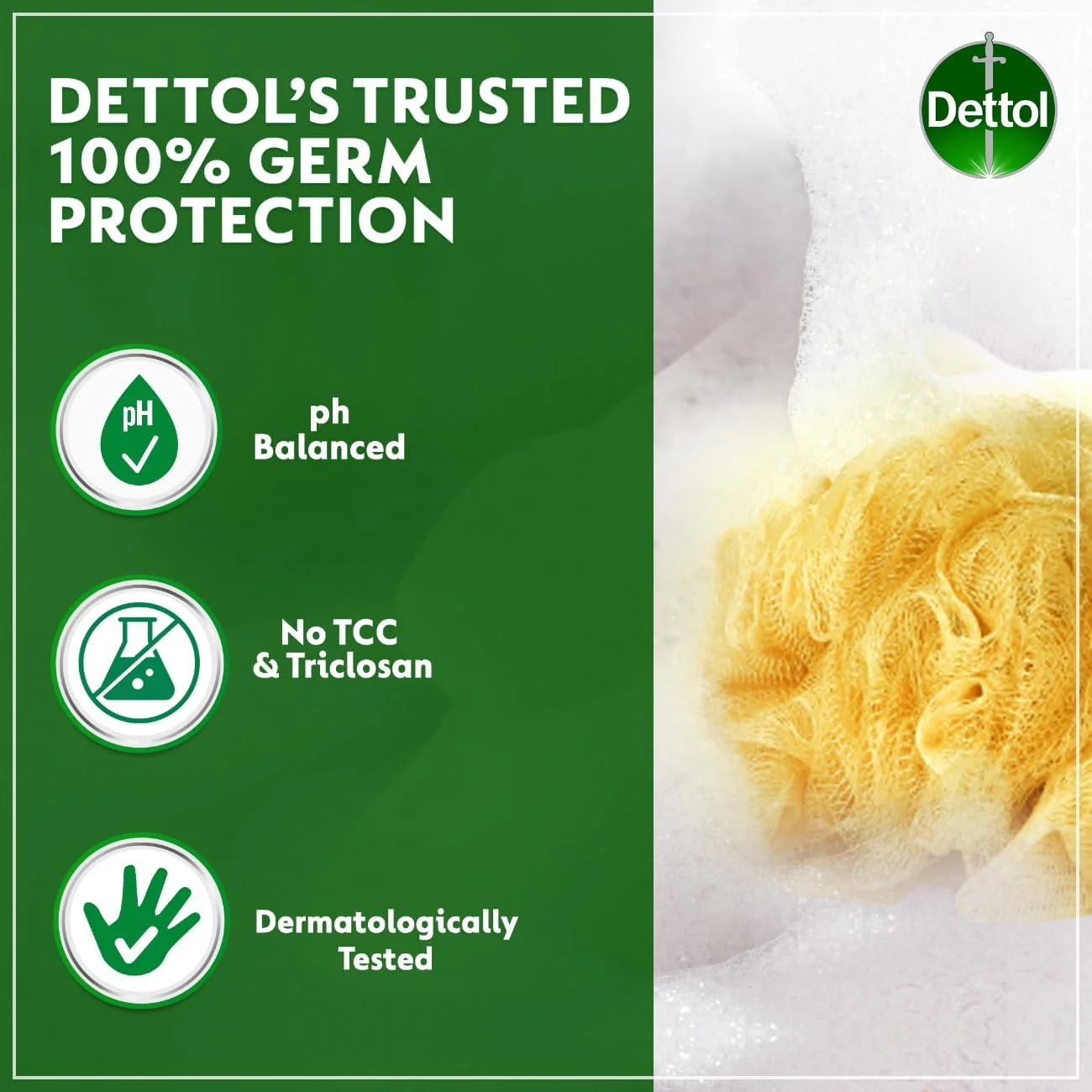 Dettol Skincare Shower Gel & Body Wash, Rose & Sakura Blossom Scent, 500ml - Image 3