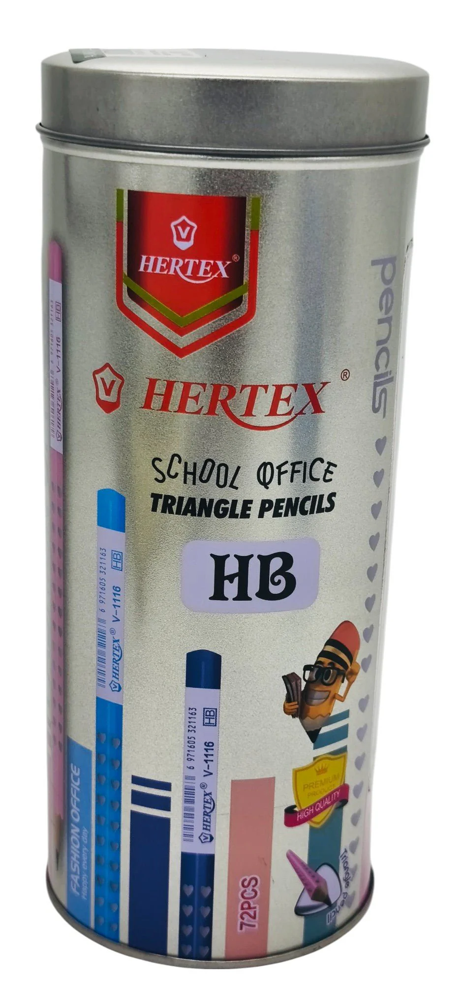 HERTEX 72pcs School Office HB Triangle Pencils - Image 2