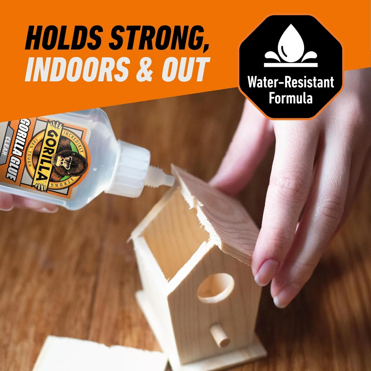 Gorilla High Strength Clear Glue 1.75 oz – Heavy-Duty All-Purpose Adhesive - Image 4
