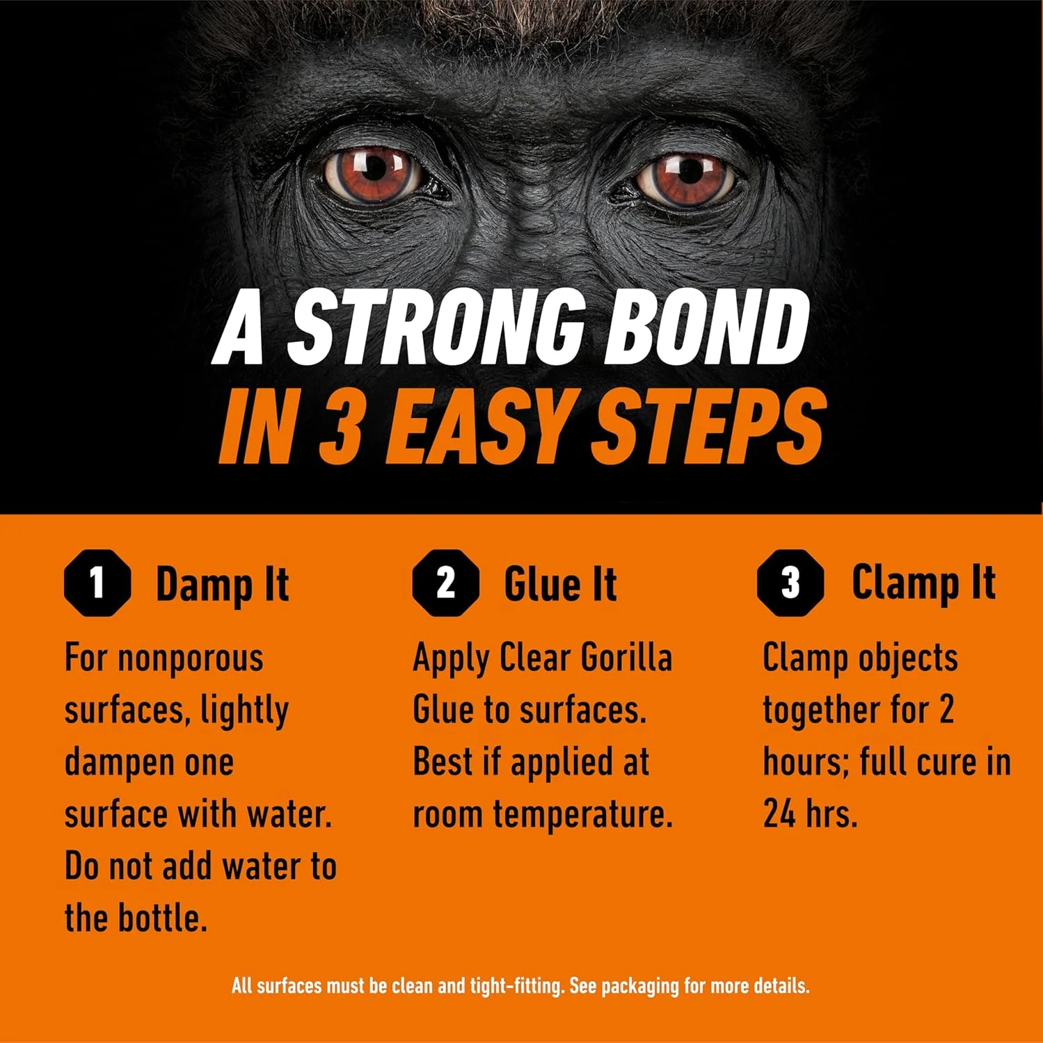 Gorilla High Strength Clear Glue 1.75 oz – Heavy-Duty All-Purpose Adhesive - Image 5