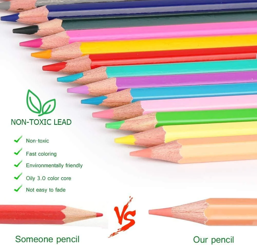 Hong Wei 36pcs Color Pencils, Advanced Color Hexagon Pencil, HW-CP-3601GA - Image 4