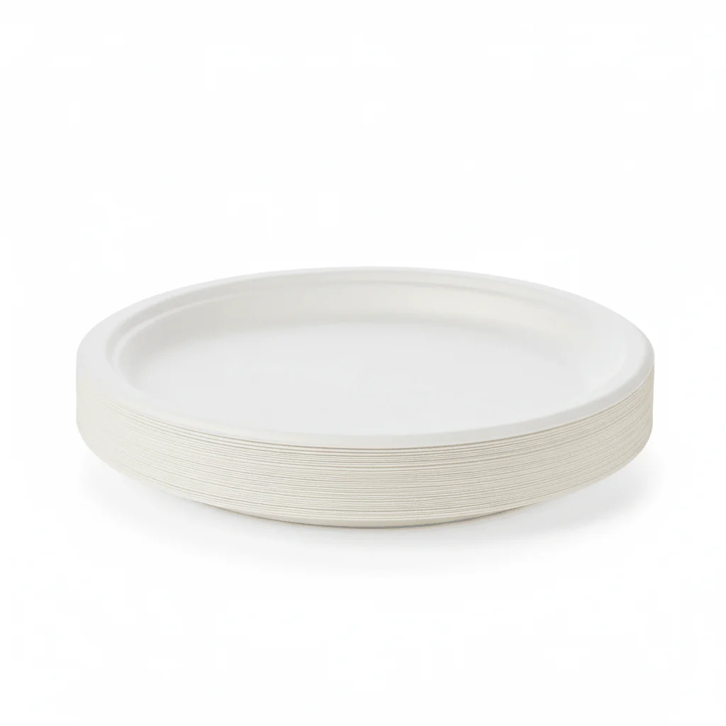Hotpack 10pcs Round Bio-Degradable Plates 10"