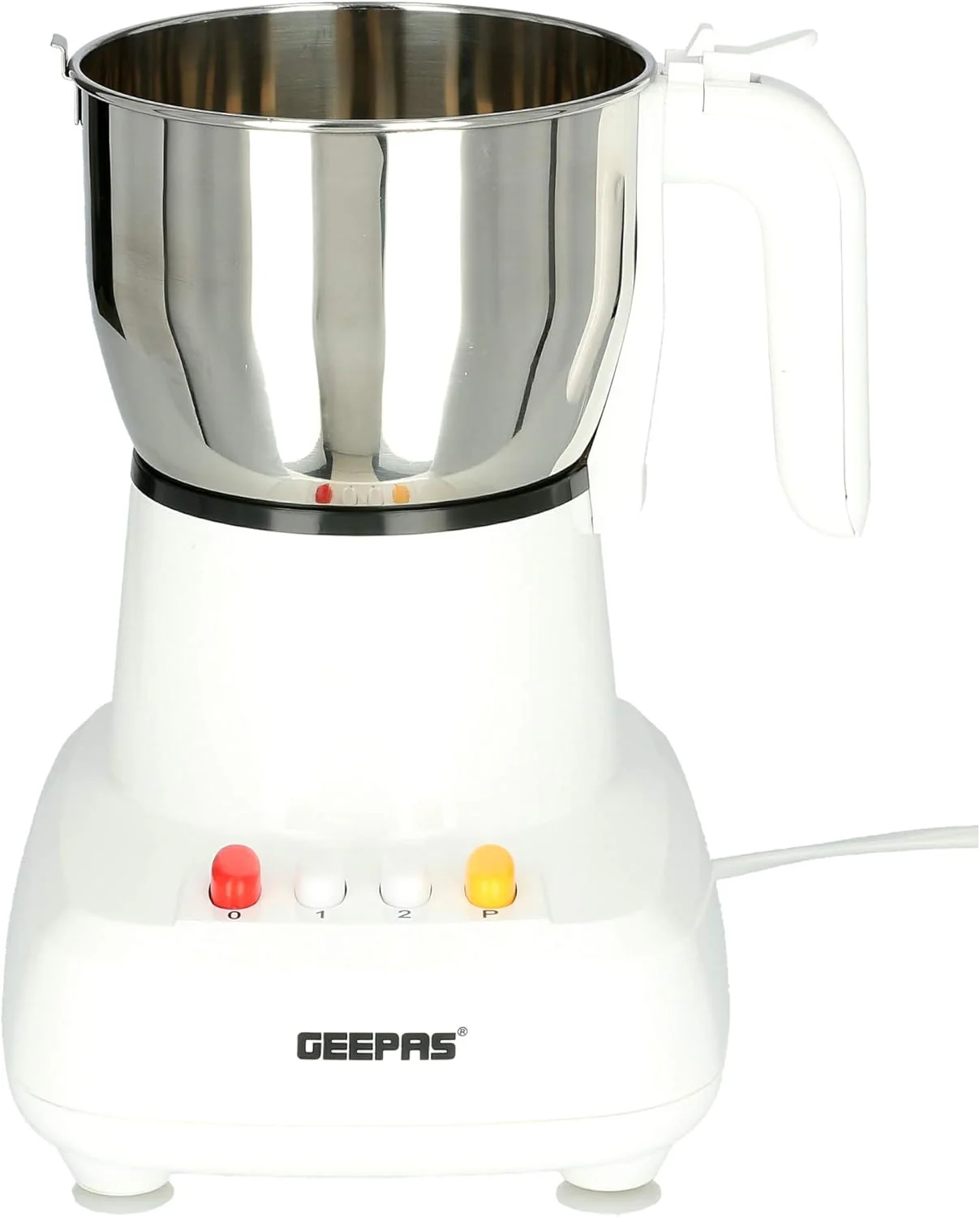 Geepas Food Processor, Stainless Steel Cutting Blade, GCG286 | Transparent Lid | 600W Motor with Overheat Protection | Ideal for Coffee Beans, Spices, & Dried Nuts Grinding - Image 3