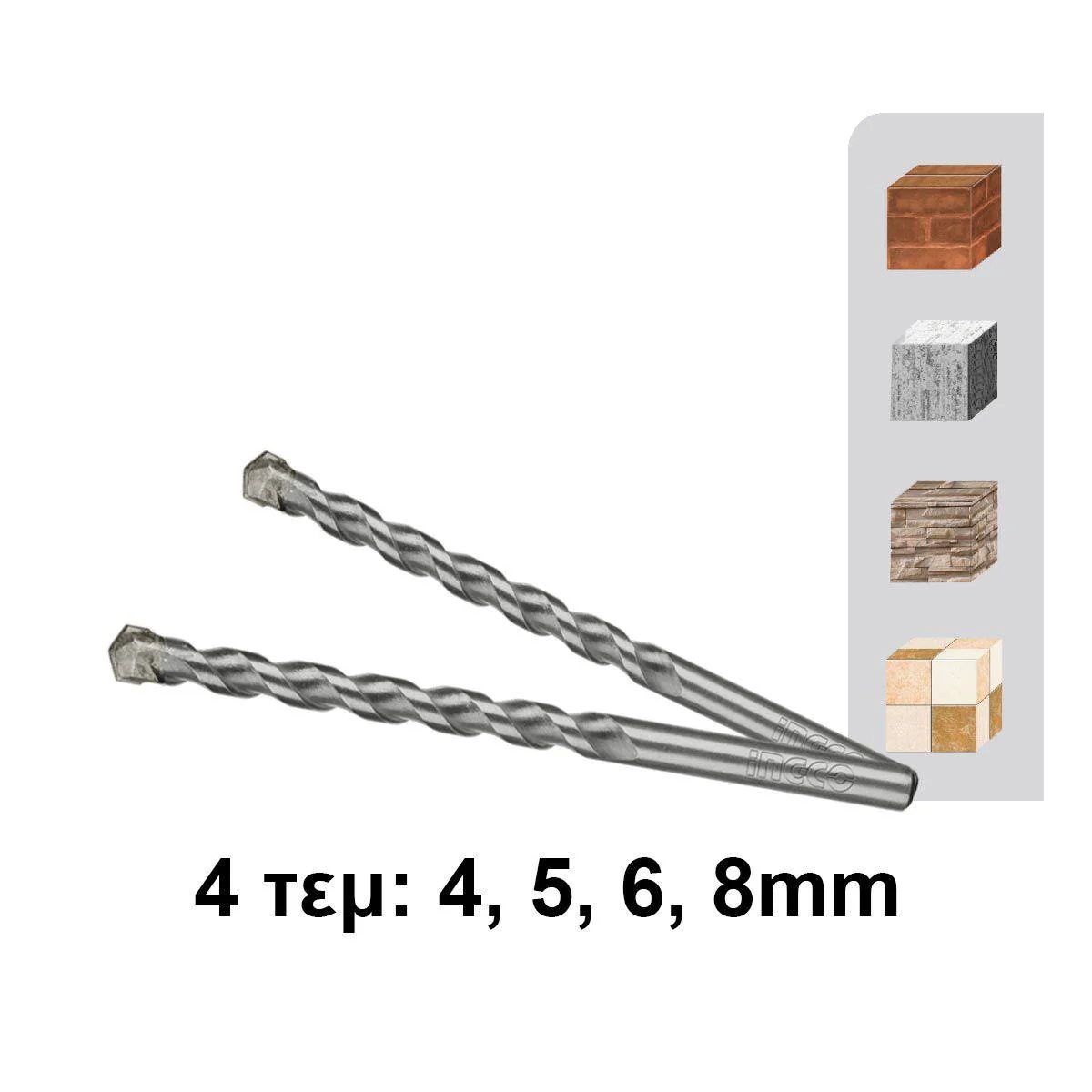 INGCO 19pcs Drill Bits & Screwdriver Bits Set - Image 2