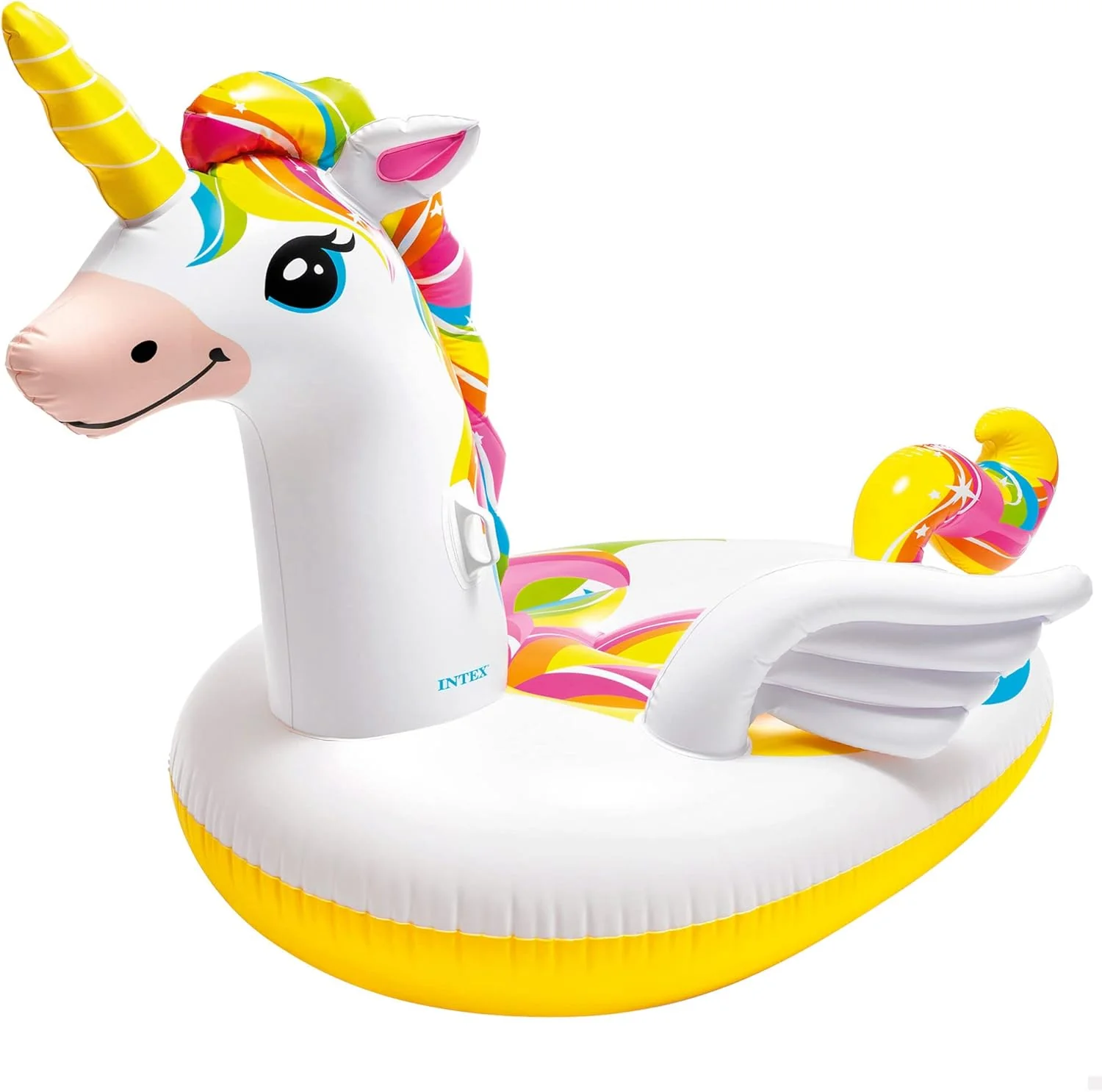 Intex Magical Unicorn Inflatable Ride-On Pool Float – 57"*64"*99"