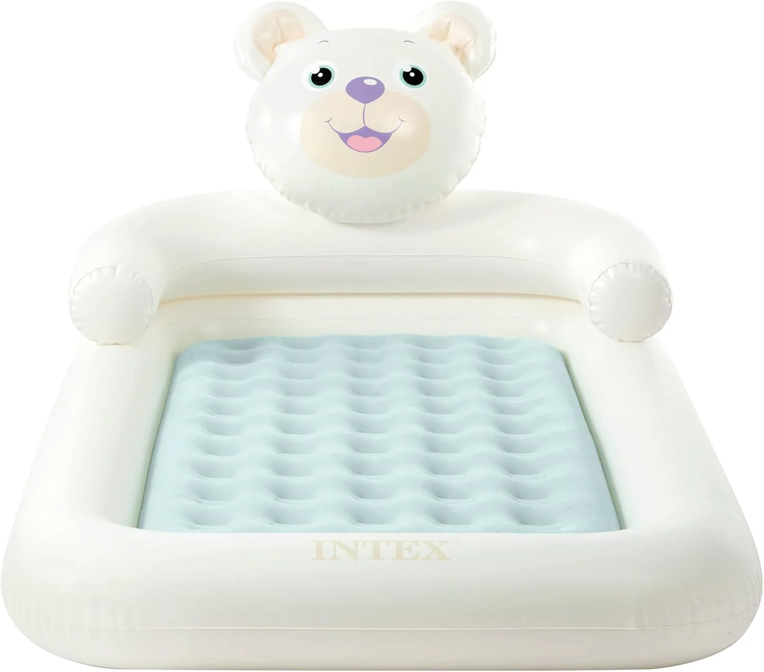 Intex Bear Kids Travel bed with hand pump (66814) -114x178x71cm-Ages 3+6 - Image 2