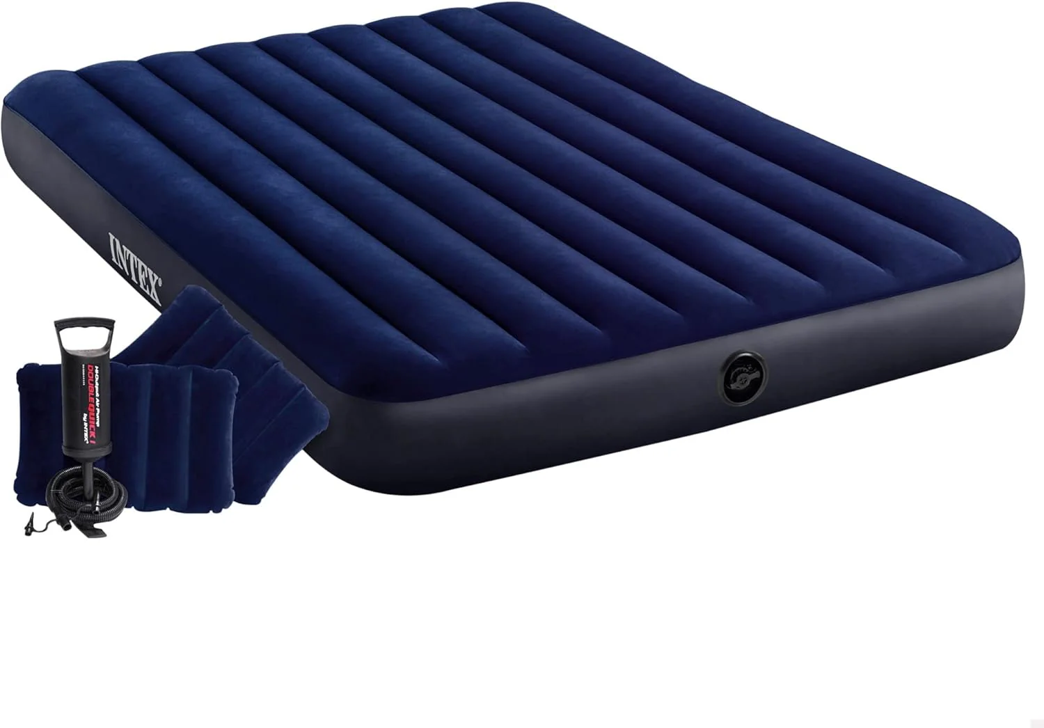 Intex Dura-Beam Standard Classic Downy Air Bed 64765 – Queen Size Comfort 152x203x25 cm