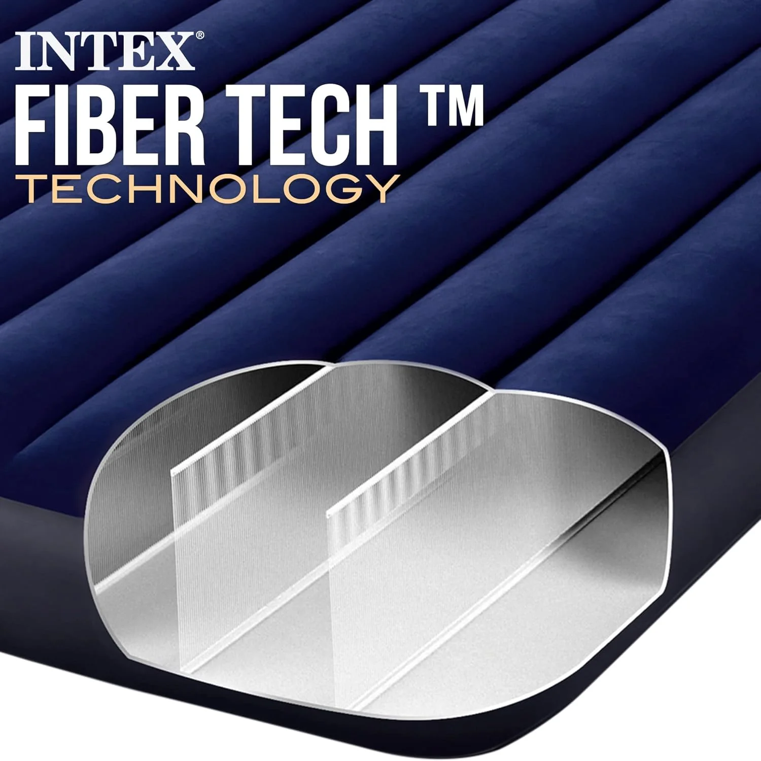 Intex Dura-Beam Standard Classic Downy Air Bed 64765 – Queen Size Comfort 152x203x25 cm - Image 4