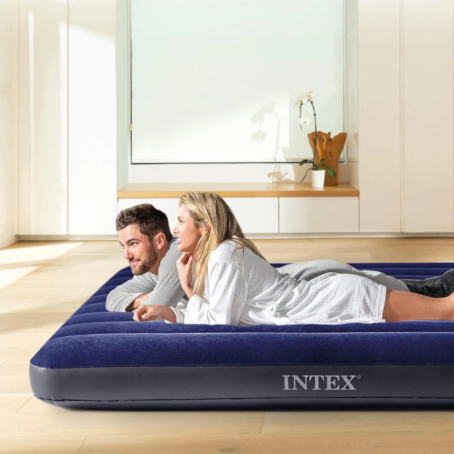 Intex Dura-Beam Standard Classic Downy Air Bed 64765 – Queen Size Comfort 152x203x25 cm - Image 5