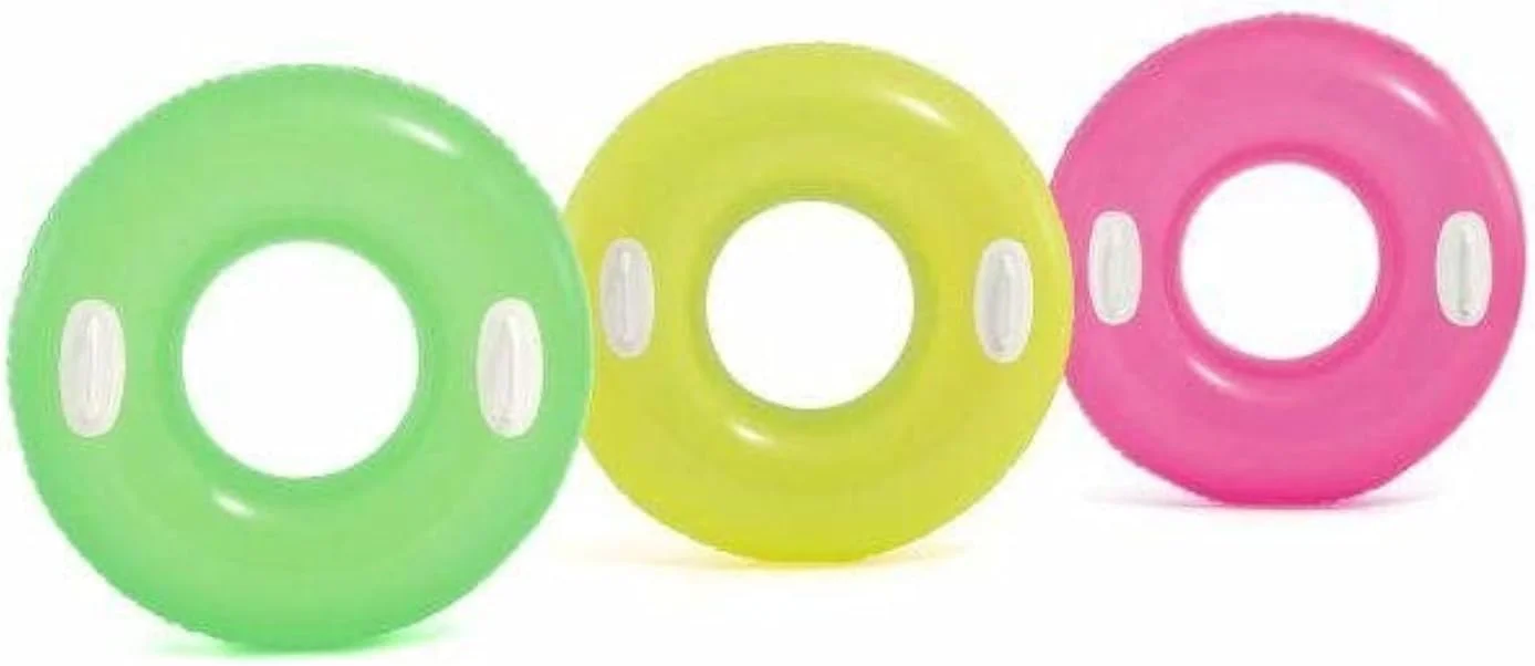 Intex Inflatable Hi-Gloss Tube-(76CM)Ages 8+-Green - Image 2