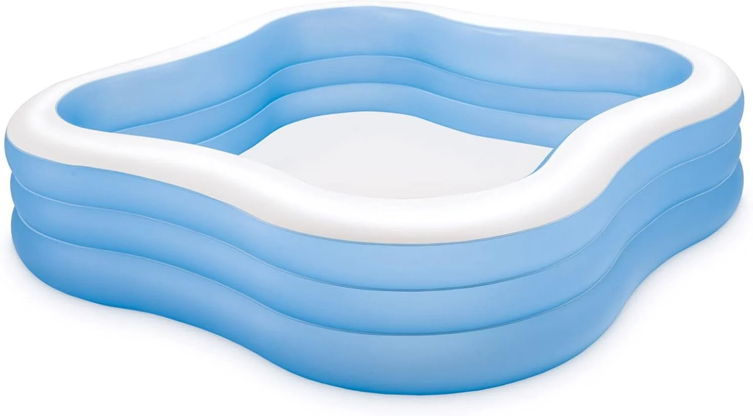Intex Wave Swim Center Pool, Multicolor, 2.29 M*2.29 M* 56 Cm