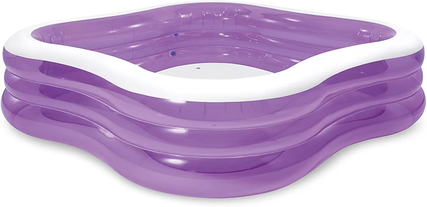 Intex Wave Swim Center Pool, Multicolor, 2.29 M*2.29 M* 56 Cm - Image 2