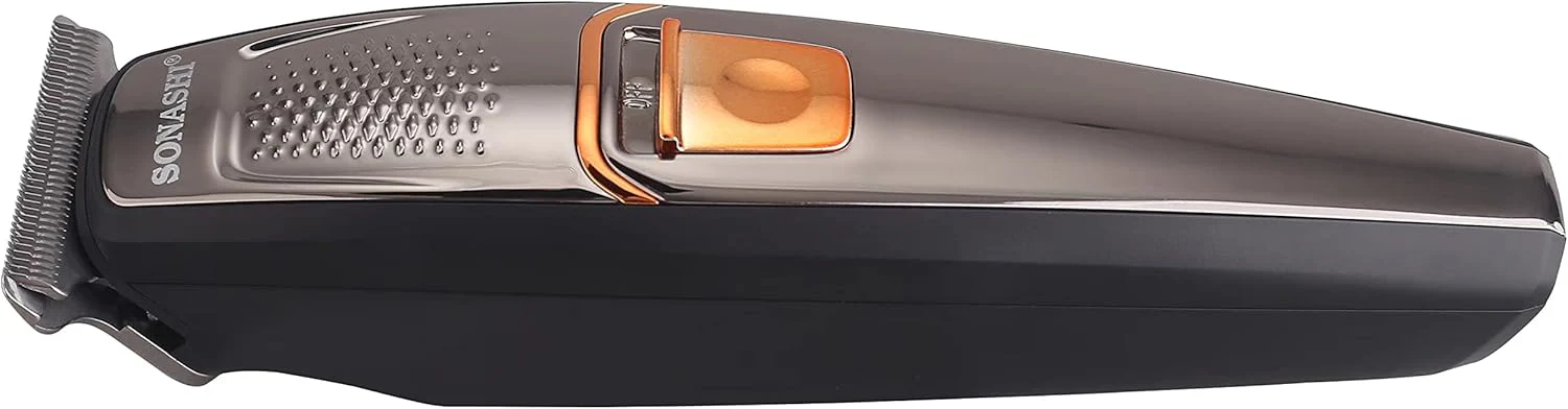 Sonashi Rechargeable Hair Clipper with 3Hrs Continuous Working, LCD Display and ON/OFF Switch Features, Stainless Steel Blades, Trimmer for Perfect Grooming, 1200mAh SHC-1044N Black - Image 3