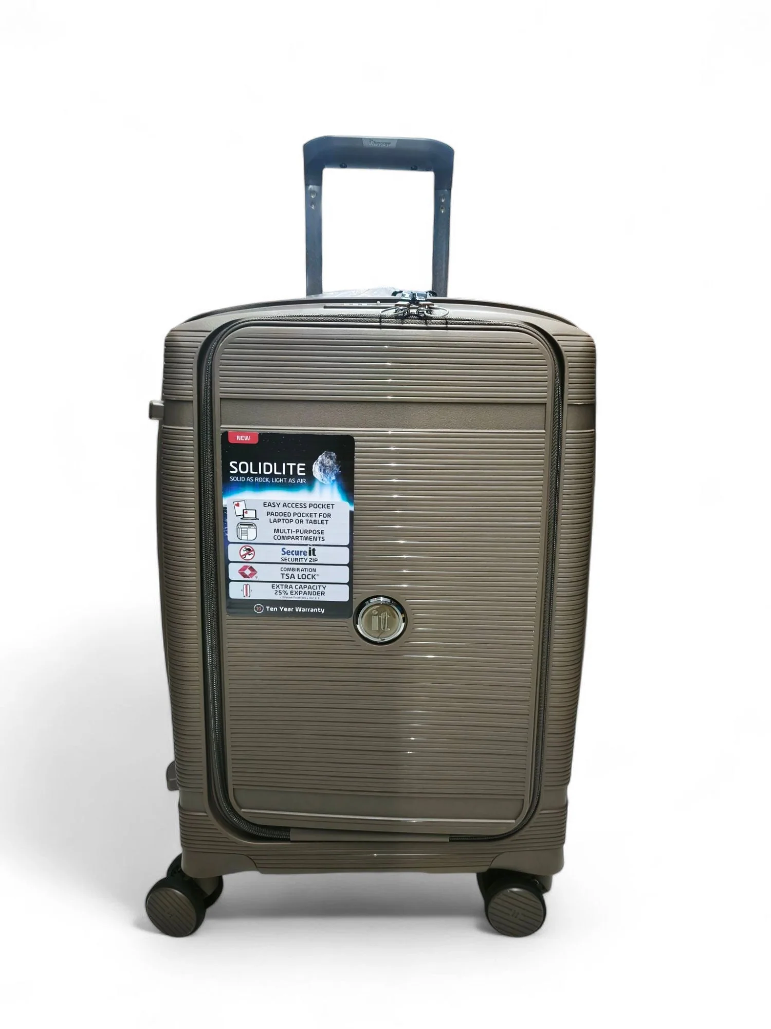 IT Trolley Bag 21" Dark Grey | Compact & Tough Cabin Luggage