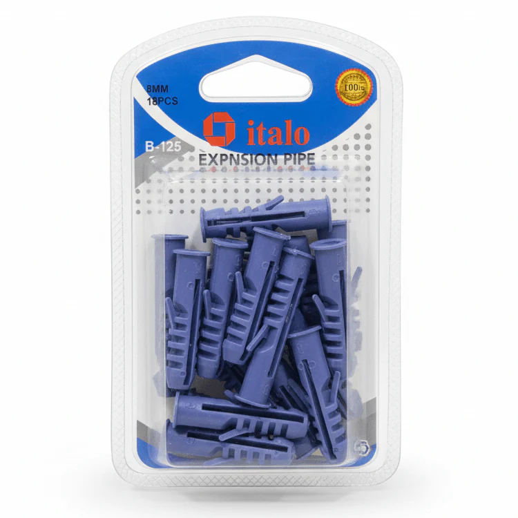 Italo 8mm Expansion Pipe Set – 18pcs | Blue (B-125)