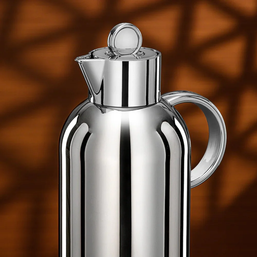 Almarjan Vacuum Flask Set 1L + 1L Silver - Image 2