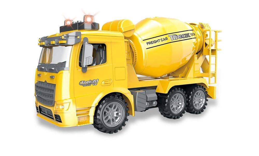 Jawda Freight Car Series Truck with Light & Sound, Yellow