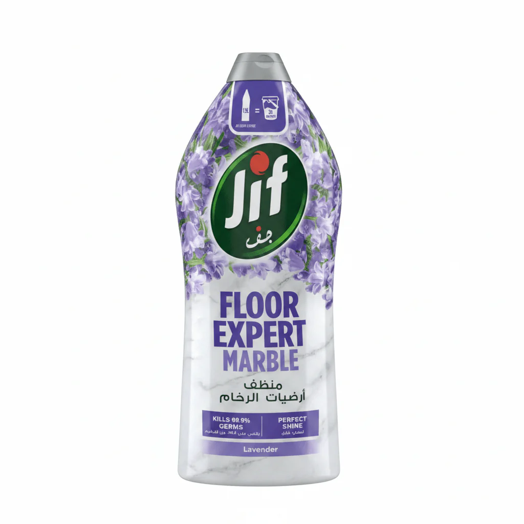 Jif Concentrated Floor Expert For Marble Flooring Lavender And Tea Tree Oil White-1500ml