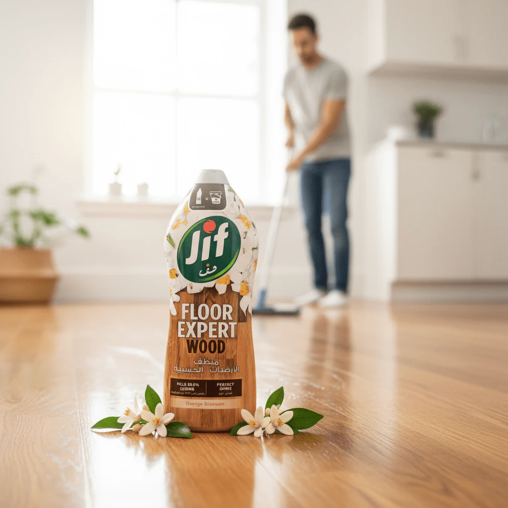 Jif Floor Expert Wood Floor Cleaner – Orange Blossom-1500ml