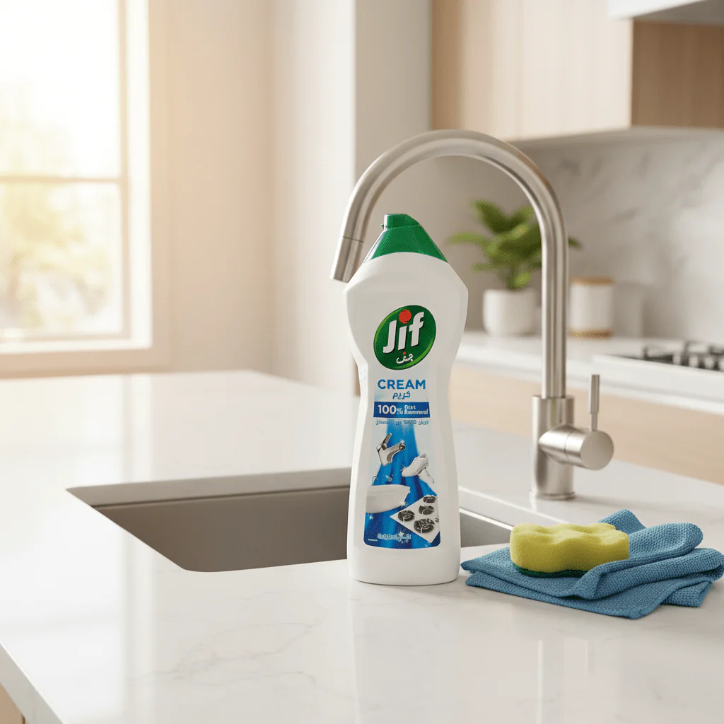Jif Cream Cleaner Original Stain Remover With Micro Crystal Technology-500ml - Image 2