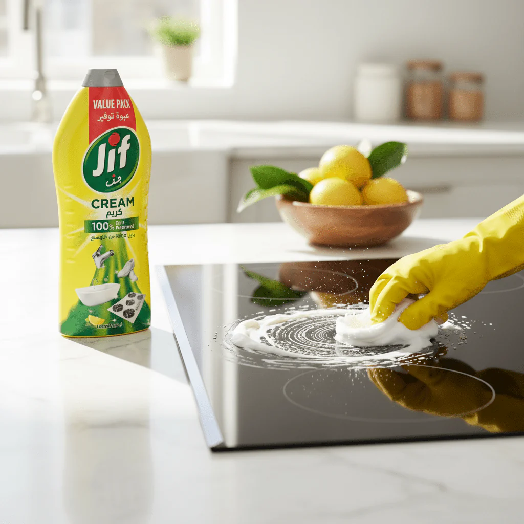 Jif Cream Cleaner with Micro Crystals Lemon-1500ml - Image 2