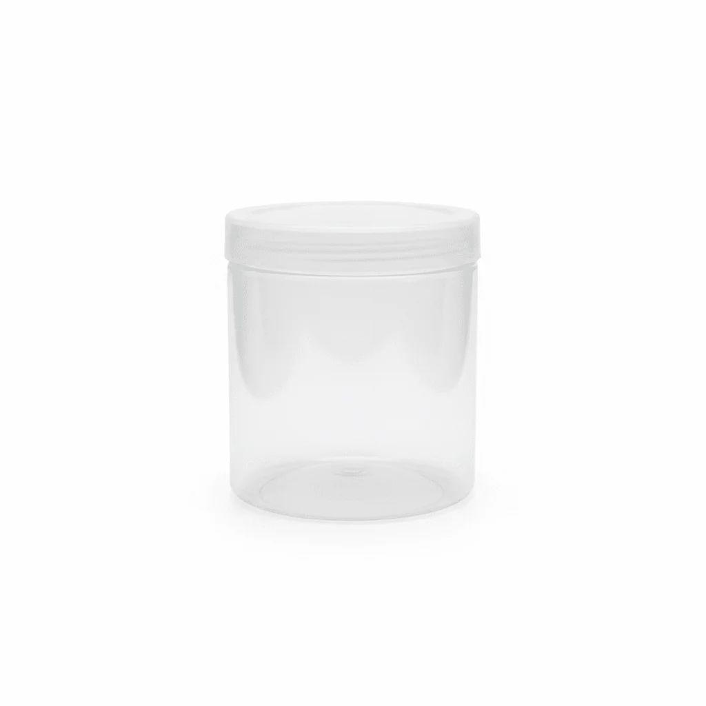 Jiham 3-Piece Clear Plastic Jar Set - 850ml - 10×12 cm - Image 2