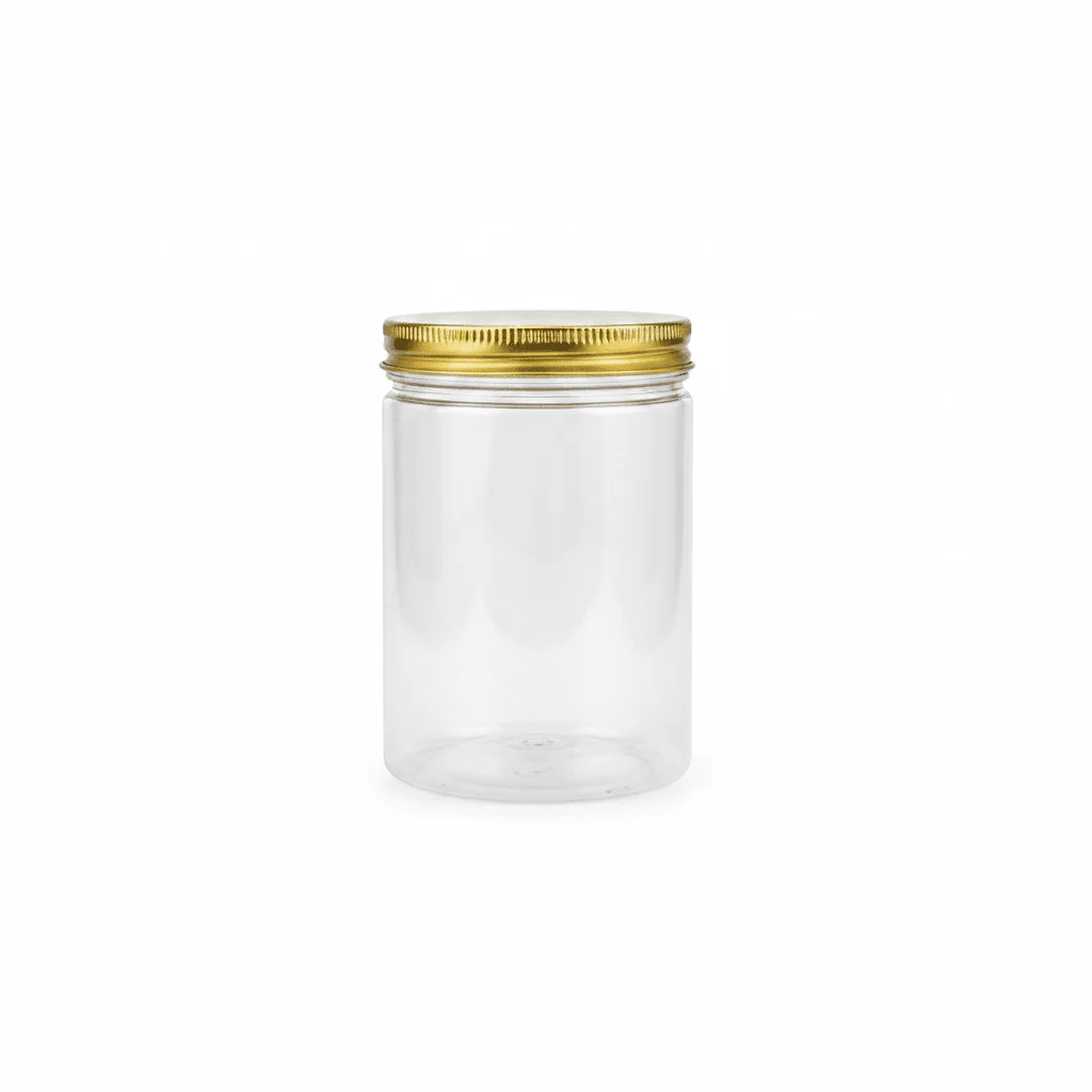 Jiham 4PCS Plastic Storage Jar 450ml - 7.5×12 cm - Image 2