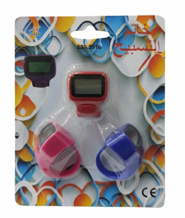 Jixin Digital Finger Counter Value Pack – 3 Pcs, Assorted Colors