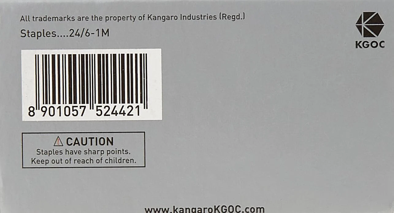Kangaro 24/61-M No. 24/6 Staples – Pack Of 1000 - Image 2