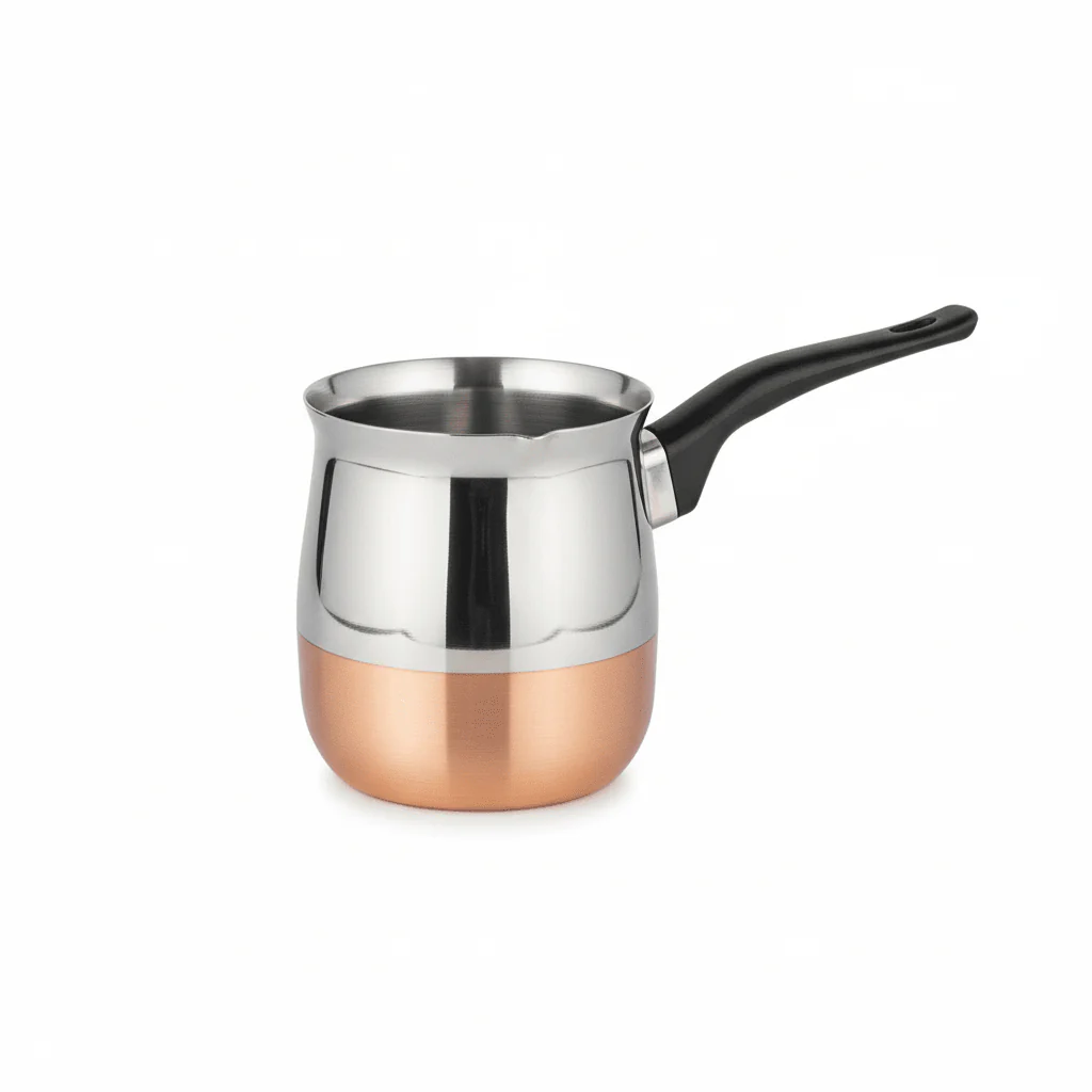 Kitchen Mark Stainless Steel Coffee Warmer With Copper Bottom-850ml