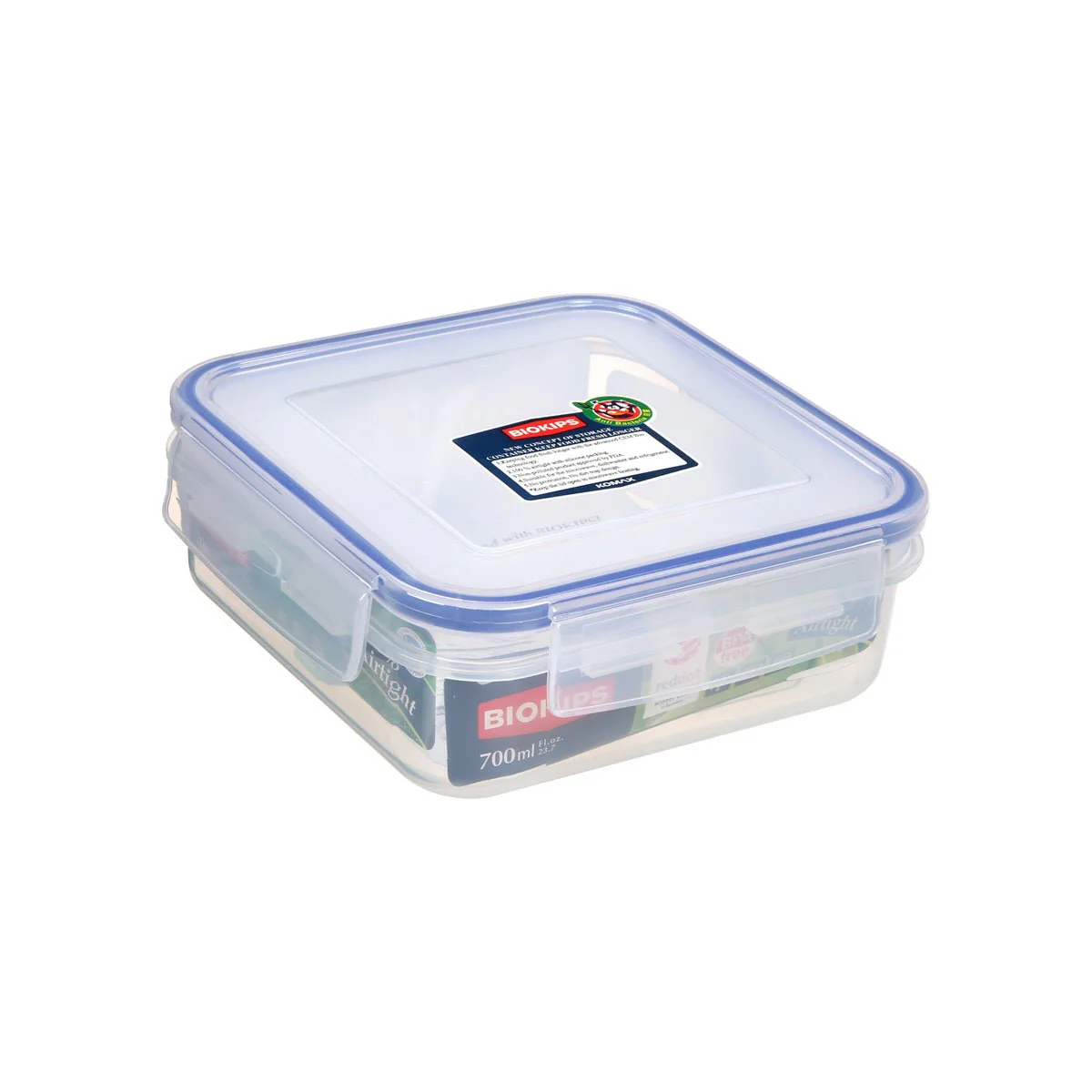 Komax S2 Square Food Plastic Saver 700ml