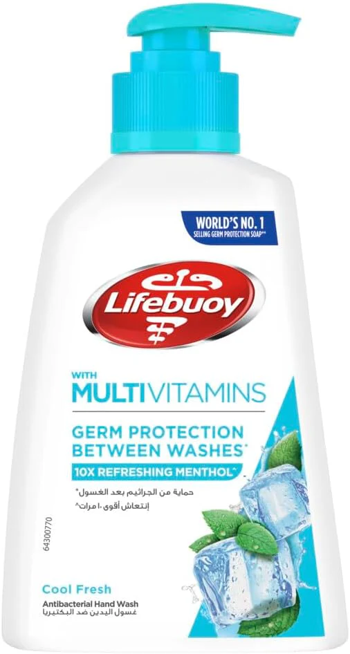 Lifebuoy Anti Bacterial Hand Wash Cool Fresh, 200ml