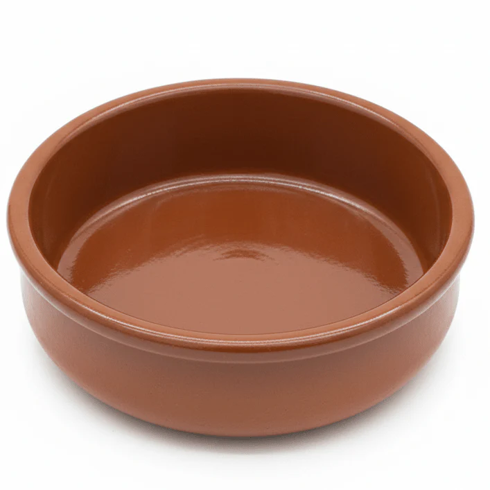 La Dehesa Brown Clay Handy Pot Multi-Purpose Rustic Kitchen Pot | Made in Spain | 18cm